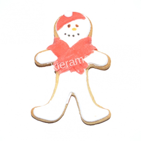 χριστουγεννιάτικα μπισκότα χιονάνθρωπος